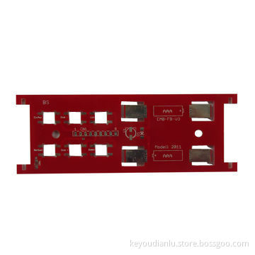 Two-layer PCB with HAL lead-free finish